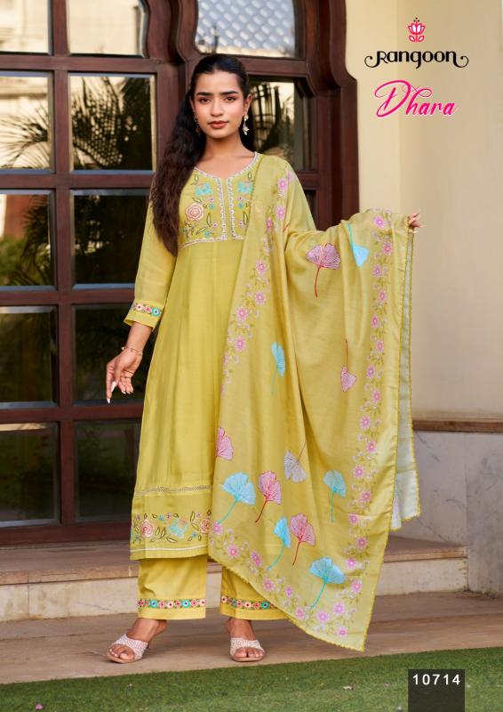 Rangoon dhara anarkali 3pcs wholesale kurti market group links